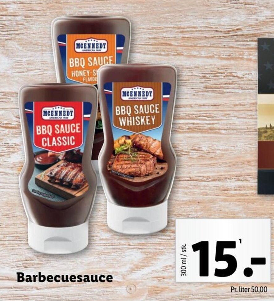 MCENNEDY Barbecuesauce tilbud hos Lidl