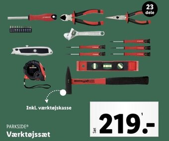 Lidl PARKSIDEⓇ Værktøjssæt tilbud