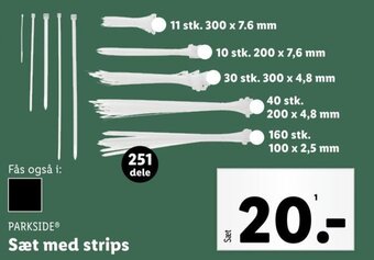 Lidl PARKSIDEⓇ Sæt med strips tilbud