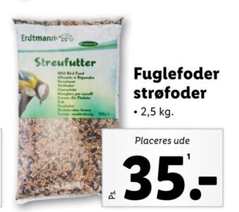 Lidl Fuglefoder strøfoder tilbud