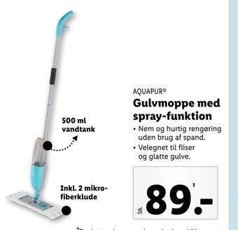 Lidl Gulvmoppe med spray-funktion tilbud