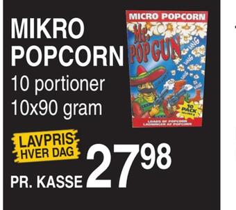 ABC Lavpris Mikro popcorn tilbud