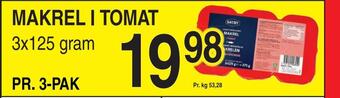ABC Lavpris Makrel i tomat tilbud