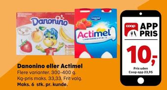 Danonino eller actimel