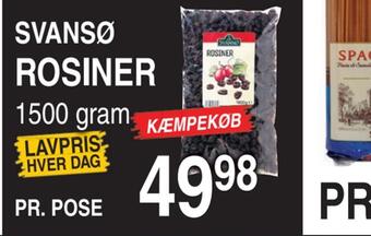 ABC Lavpris Rosiner tilbud