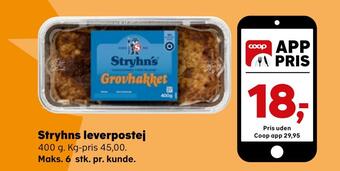 SuperBrugsen Stryhns leverpostej tilbud