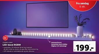 Lidl Led-bånd rgbw tilbud