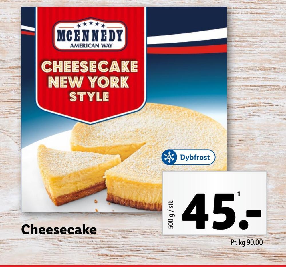 Cheesecake tilbud hos Lidl