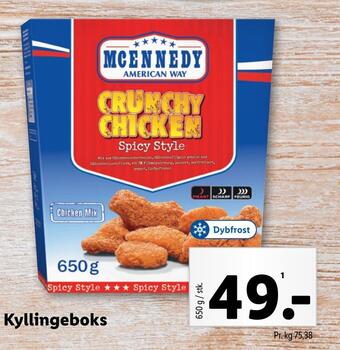 Lidl Kyllingeboks tilbud