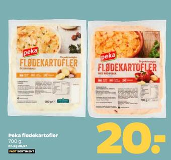Netto Peka flødekartofler tilbud