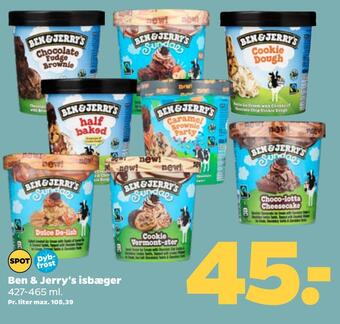 Netto Ben & jerry's isbæger tilbud