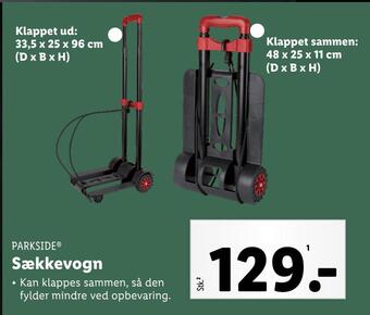 Lidl Sækkevogn tilbud
