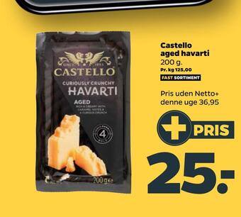 Netto Castello aged havarti tilbud