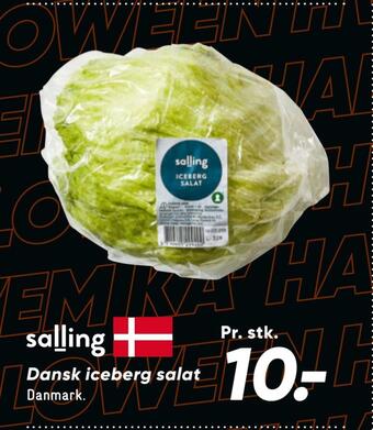 Bilka Dansk iceberg salat tilbud