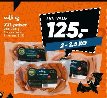 Bilka Xxl pølser tilbud