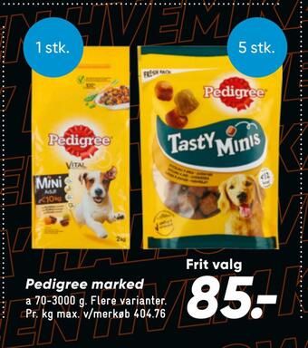 Bilka Pedigree marked tilbud