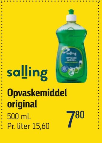 Føtex Opvaskemiddel original tilbud