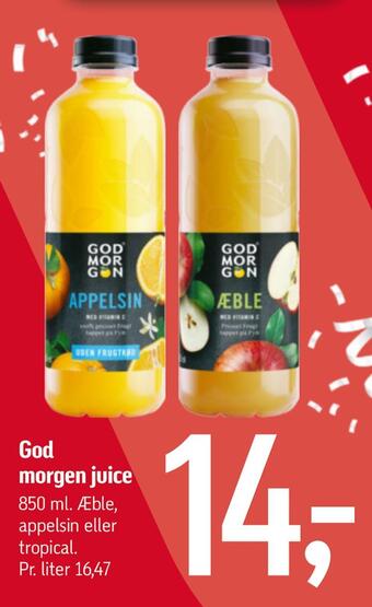 Føtex God morgen juice tilbud
