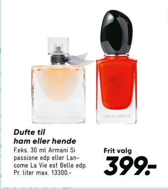 Bilka Dufte til ham eller hende tilbud