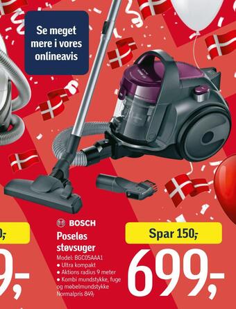 Føtex Poseløs støvsuger tilbud