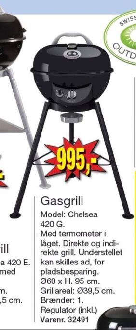 Harald Nyborg Outdoorchef gasgrill tilbud