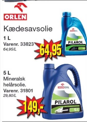 Harald Nyborg Orlen oil motorolie tilbud