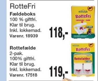 Harald Nyborg Ecostyle rottefælde tilbud
