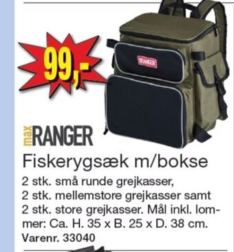 Max ranger fisketaske