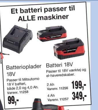 Harald Nyborg Mitsutomo batterilader tilbud