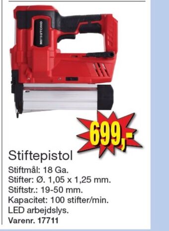 Harald Nyborg Mitsutomo hæftepistol tilbud