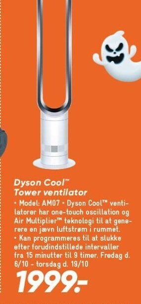 Bilka Dyson cool´´ tower ventilator tilbud