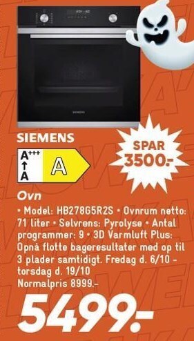 Bilka Ovn tilbud