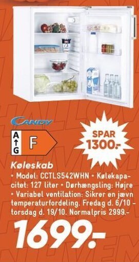 Bilka Køleskab tilbud