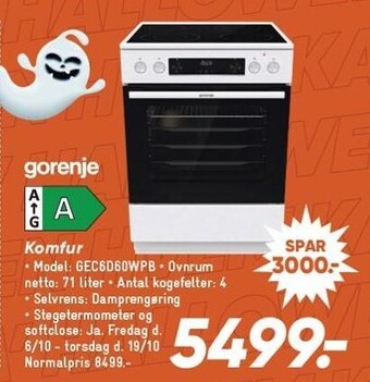 Bilka Komfur tilbud