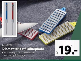 Lidl Parkside diamantsliber/-slibeplade tilbud