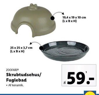 Lidl Skrubtudsehus/fuglebad tilbud