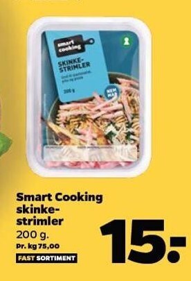 Netto Smart cooking skinkestrimler tilbud