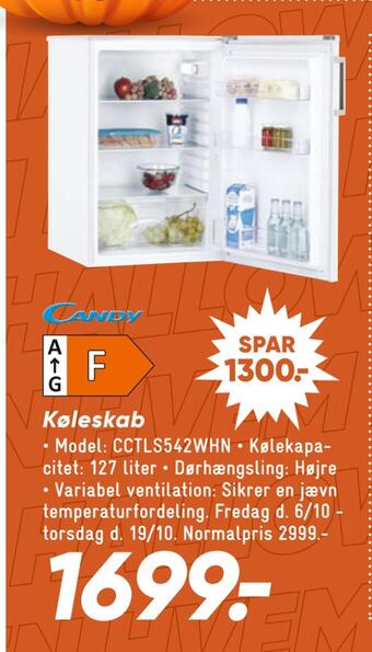 Bilka Køleskab tilbud