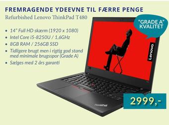 CBC Refurbished lenovo thinkpad t480 tilbud