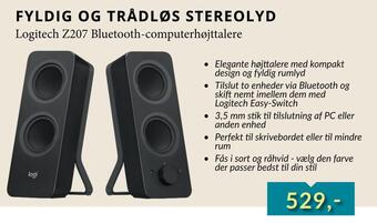 CBC Logitech z207 bluetooth-computerhøjttalere tilbud