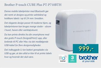 Brother p-touch cube plus pt-p710bth