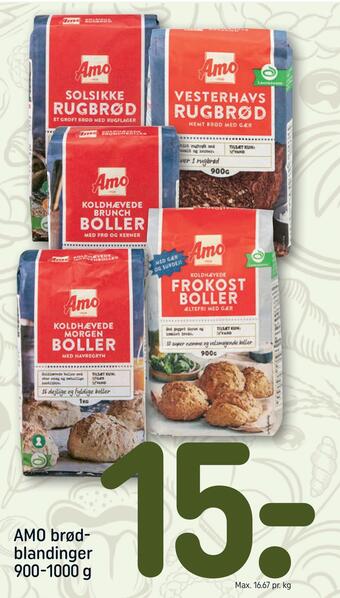 REMA 1000 Amo brødblandinger tilbud