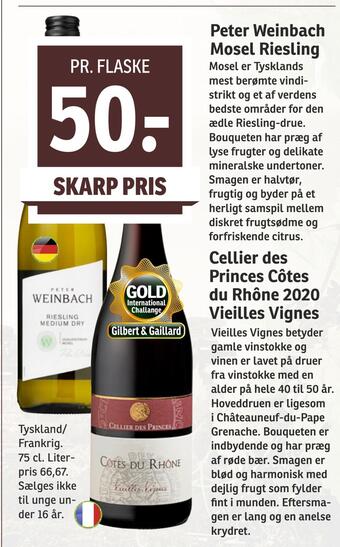 SPAR Peter weinbach mosel riesling tilbud