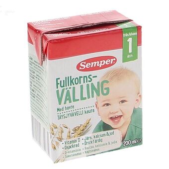 Semper | semper fuldkorns havrevælling 1år | børn > mad & drikke