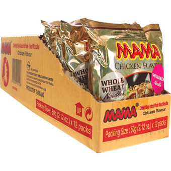 Mama | instant nudler m. kylling 12-pak | kolonial > konserves og madmix