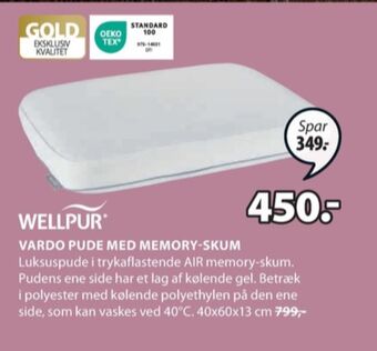 JYSK Wellpur hovedpude tilbud