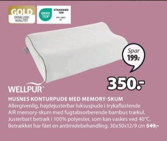 JYSK Wellpur hovedpude tilbud