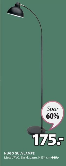 JYSK Ukendt gulvlampe tilbud