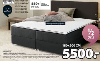 JYSK Dreamzone kontinentalseng tilbud