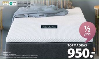 JYSK Dreamzone topmadras tilbud